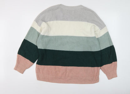 Womens UK Size S Hollister Multicoloured Pullover Jumper