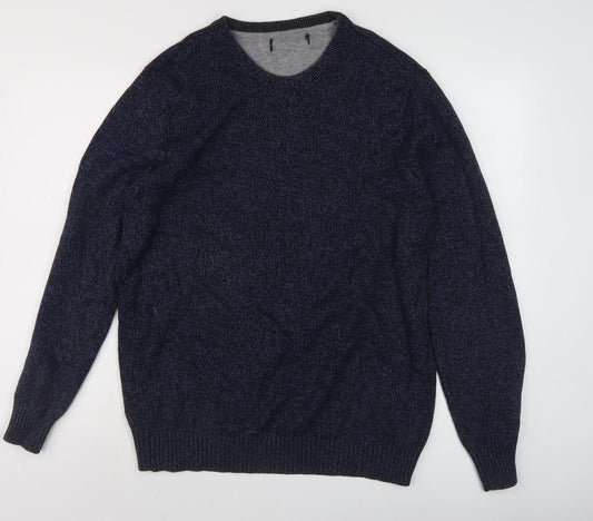 Maine New England Men's Blue Crew Neck Pullover Jumper M