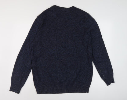 Maine New England Men's Blue Crew Neck Pullover Jumper M