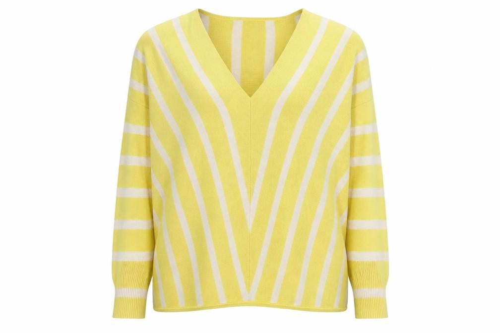 Womens UK Size XS Only Yellow Pullover Jumper