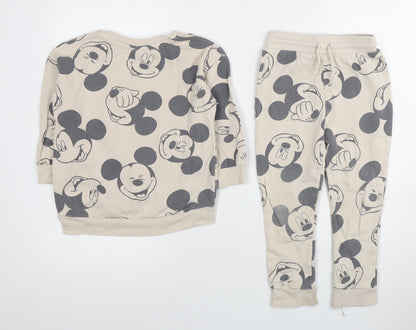 George Girls Beige Mickey Mouse Outfit 3-4 Years