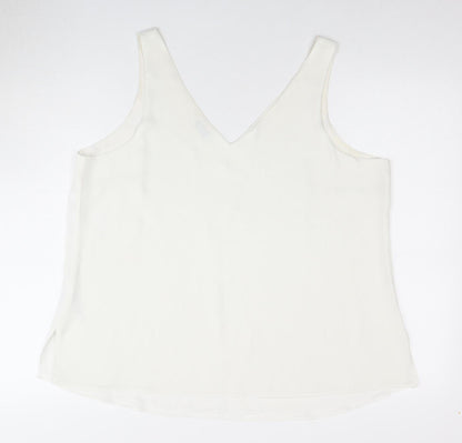 Womens UK Size 18 Wallis White  Blouse