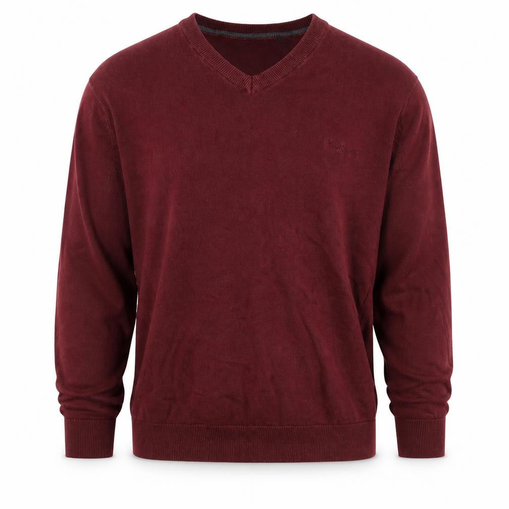 Mens UK Size L Pierre Cardin Red Pullover Jumper