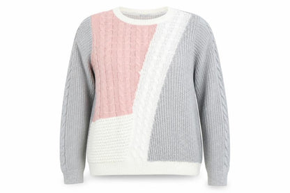Womens UK Size 16 M&Co Grey Pullover Jumper
