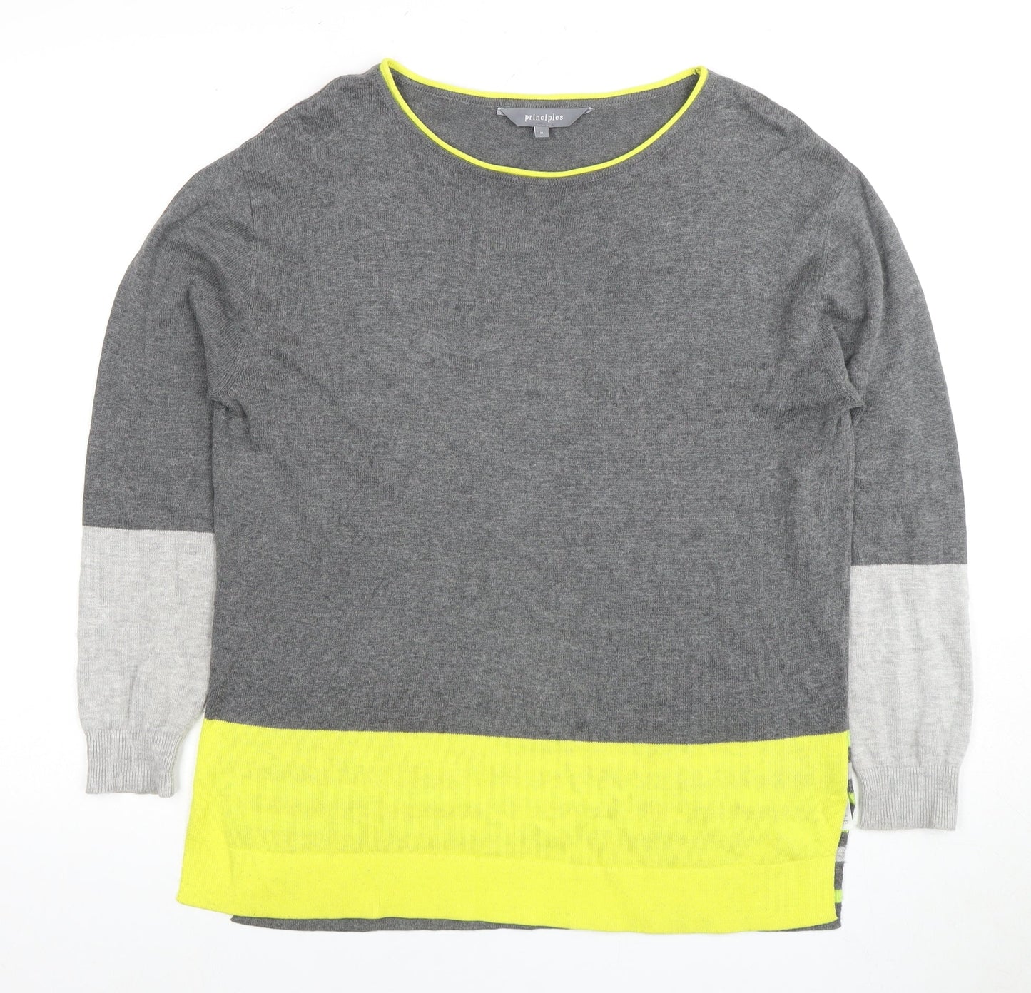 Womens UK Size 8 Principles Grey Pullover Jumper
