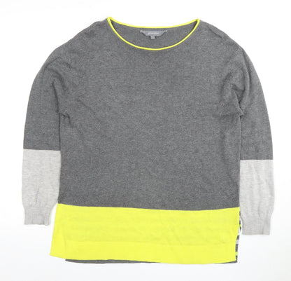 Womens UK Size 8 Principles Grey Pullover Jumper