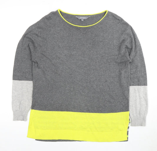 Womens UK Size 8 Principles Grey Pullover Jumper