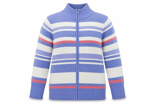 Womens UK Size M Bonmarche Multicoloured Full Zip Jumper