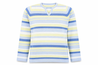 Womens UK Size M Isle Multicoloured Pullover Jumper