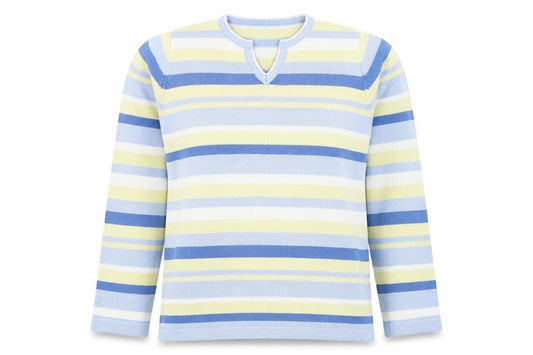 Womens UK Size M Isle Multicoloured Pullover Jumper