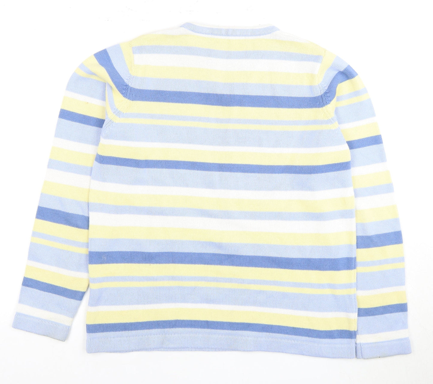 Womens UK Size M Isle Multicoloured Pullover Jumper