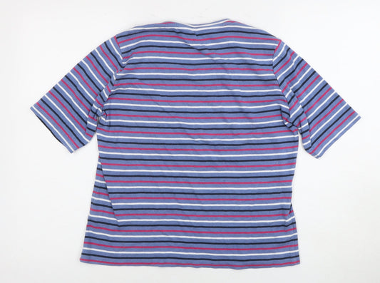 Isle Women's Multicoloured Striped T-Shirt M