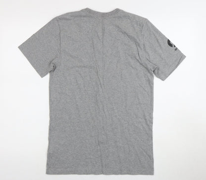 Nike Men's Grey S T-Shirt Short Sleeve Graphic
