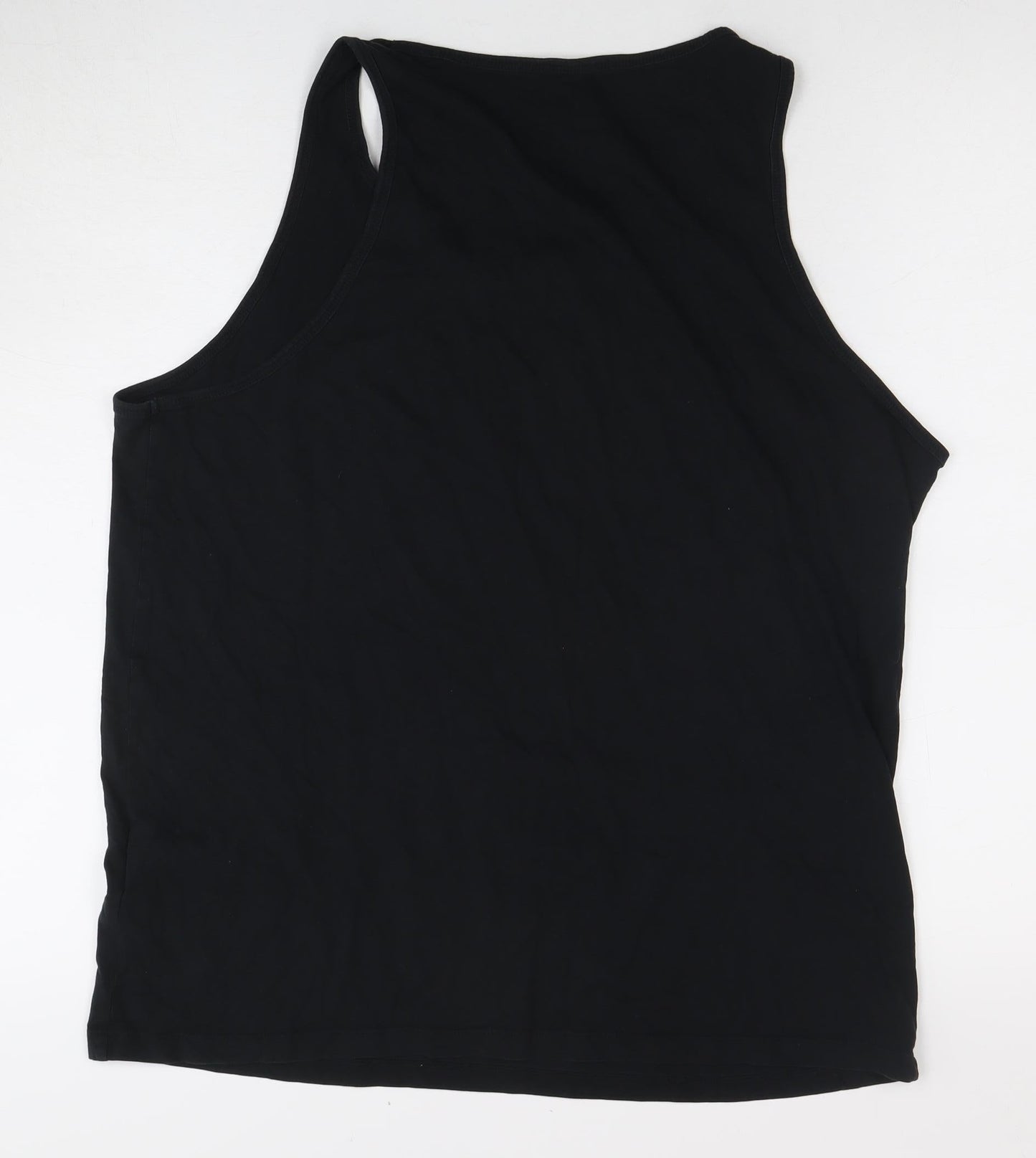Unisex Adults UK Size XL JACK & JONES Black  Tank