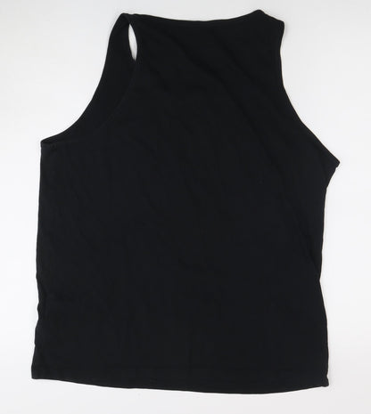 Unisex Adults UK Size XL JACK & JONES Black  Tank