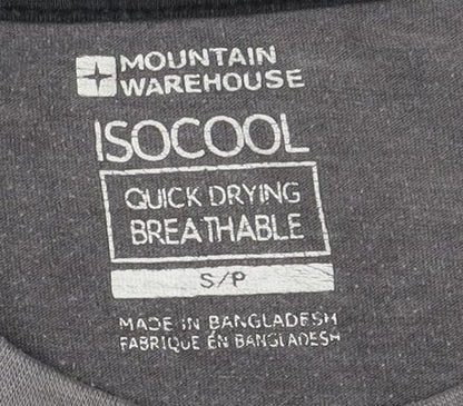 Mountain Warehouse Men’s Grey Quick-Dry T-Shirt, Size S