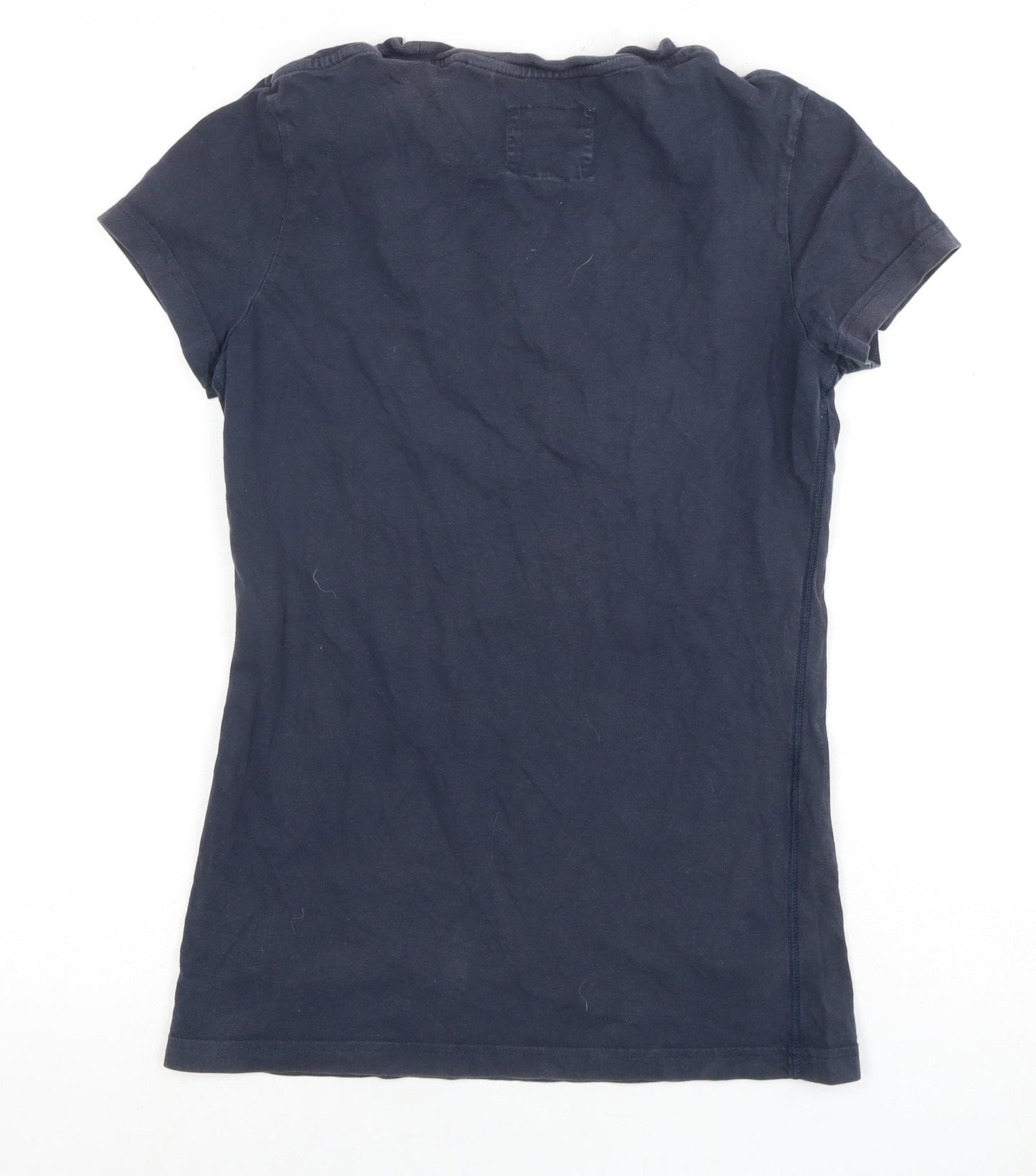 Jack Wills Women's Blue Slim Fit T-Shirt, Size 10