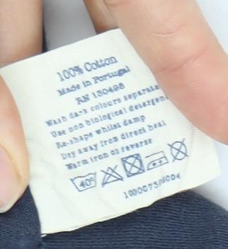 Jack Wills Women's Blue Slim Fit T-Shirt, Size 10