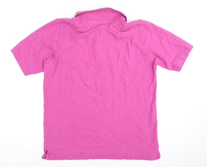 ISLE Women's Pink Polo Shirt, M, Classic Style