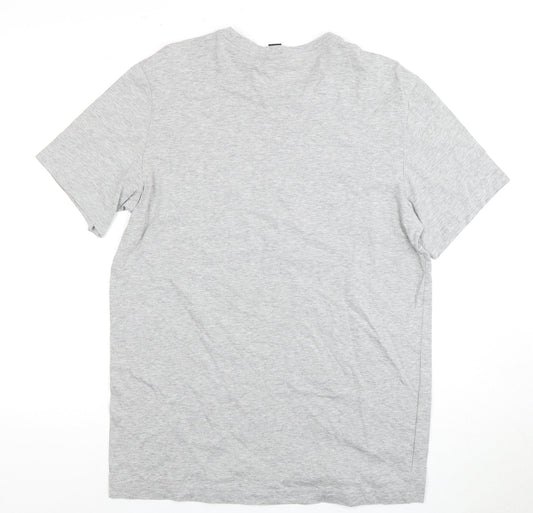Adidas Men's Grey Logo T-Shirt L - New with Tags
