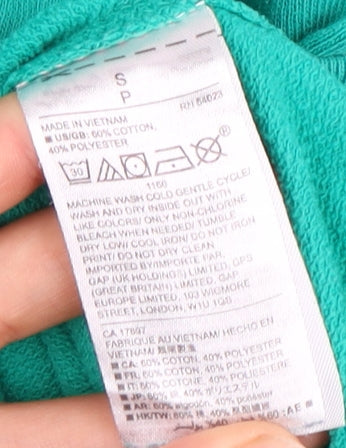 GAP Women's Green S Pullover Sweatshirt