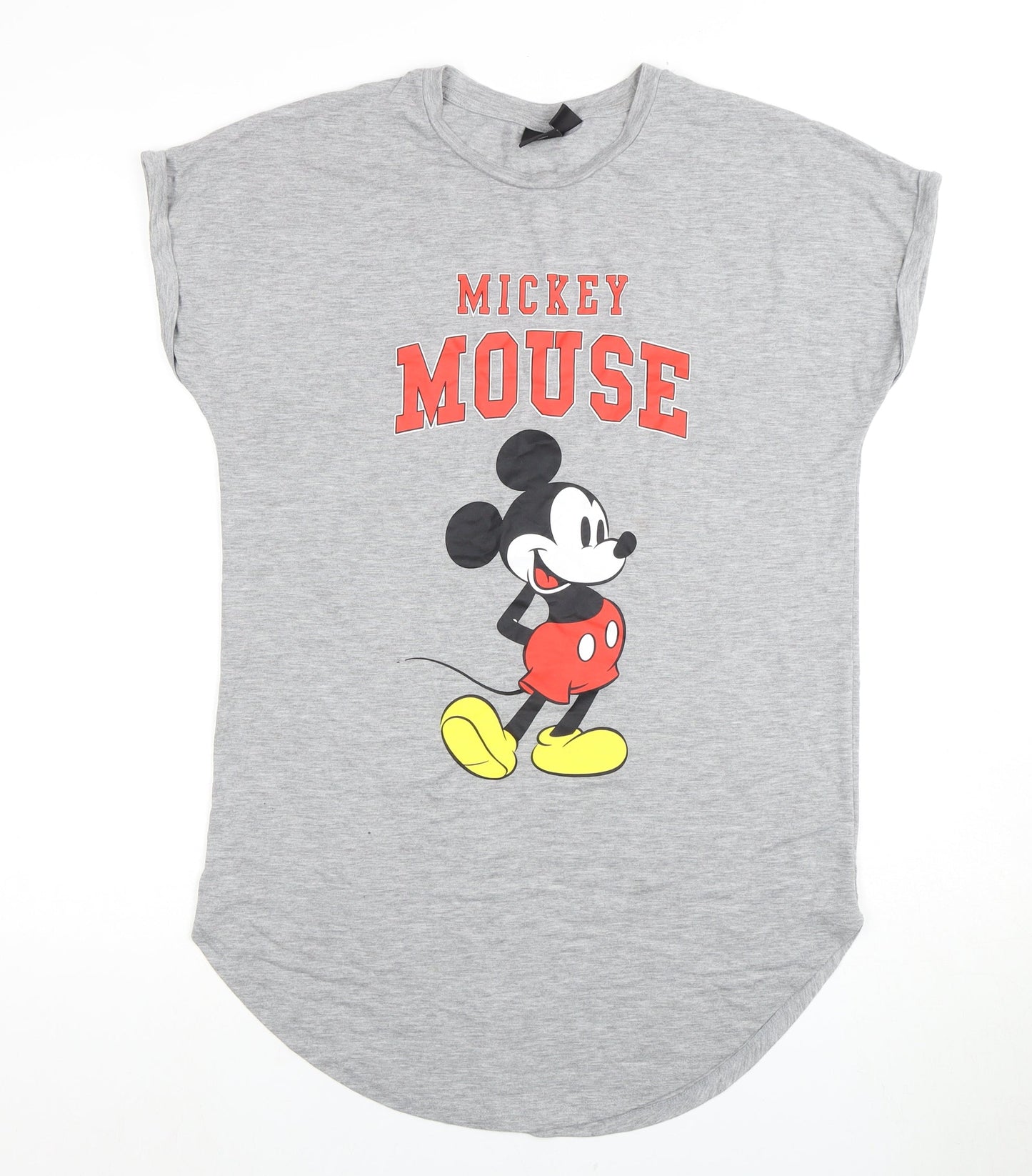 Womens UK Size S Disney Grey  T-Shirt