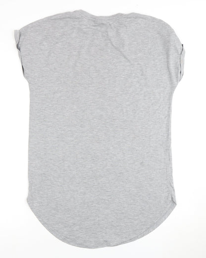 Womens UK Size S Disney Grey  T-Shirt