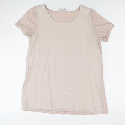 Womens UK Size XS The White Company Beige  T-Shirt