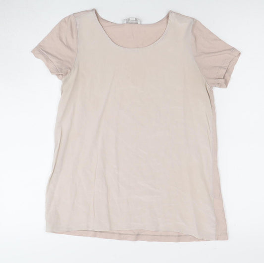 Womens UK Size XS The White Company Beige  T-Shirt