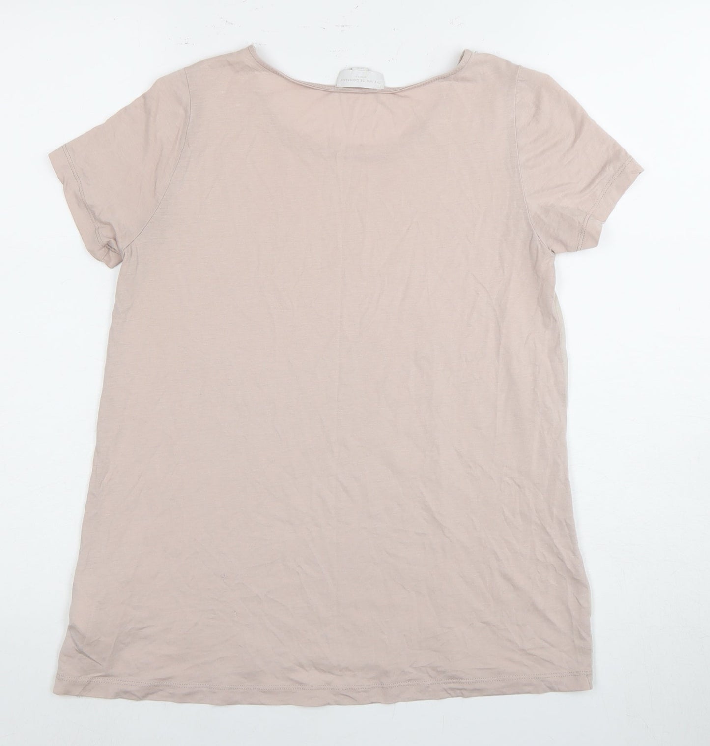 Womens UK Size XS The White Company Beige  T-Shirt