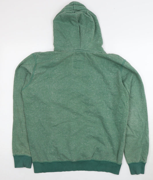Mens UK Size L Lee Cooper Green Pullover Hoodie