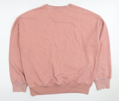 Womens UK Size XS Hollister Pink Pullover Sweatshirt