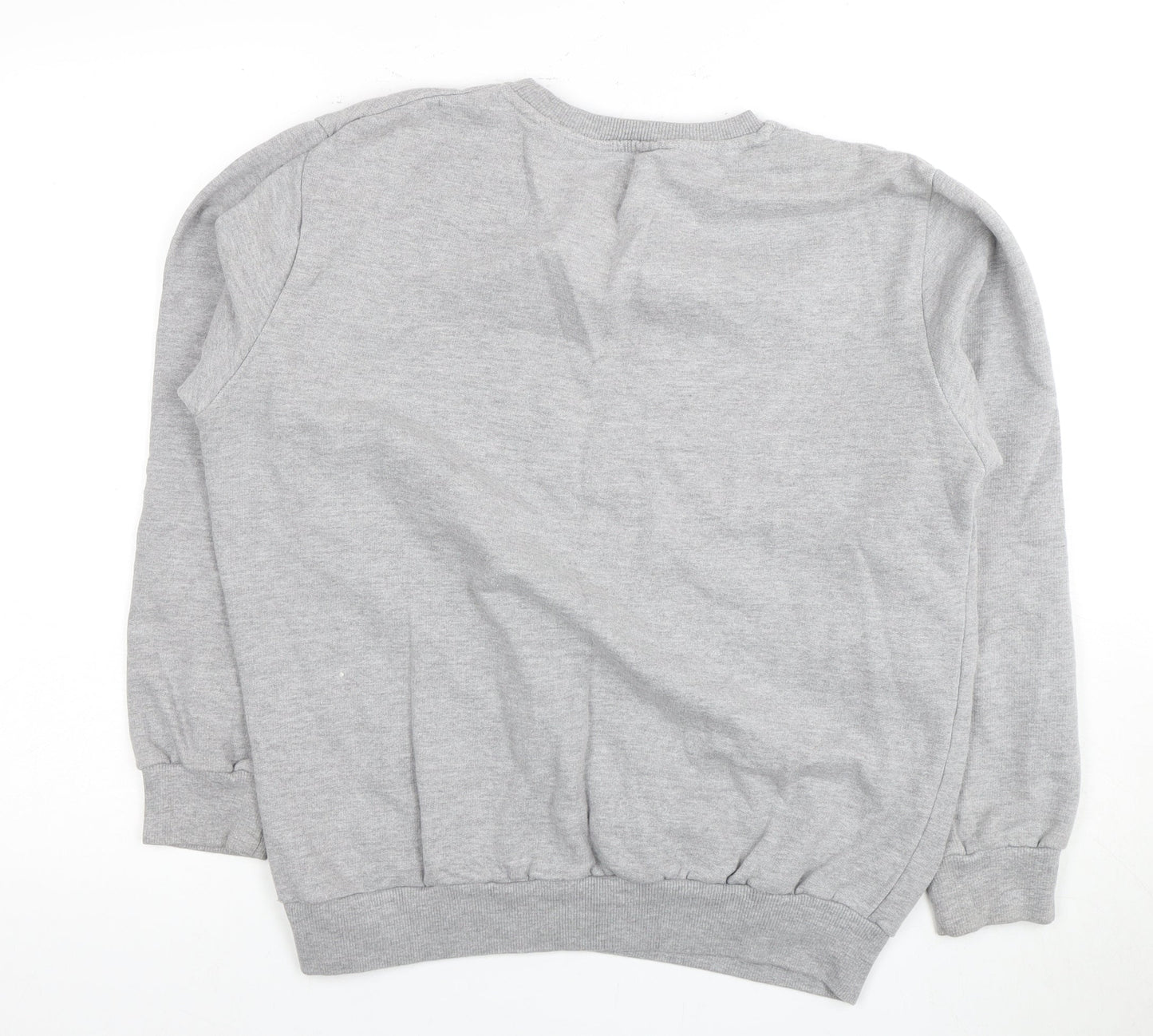 Unisex Adults UK Size 12 Disney Grey Pullover Sweatshirt