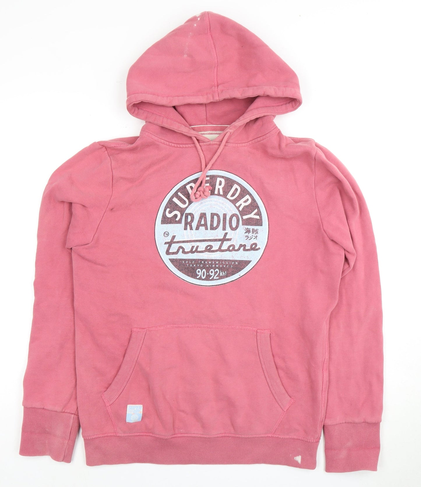 Superdry Unisex Pink Pullover Hoodie 7XL