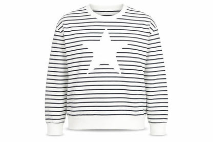 Apricot Women's Stripe Navy/White Pullover
