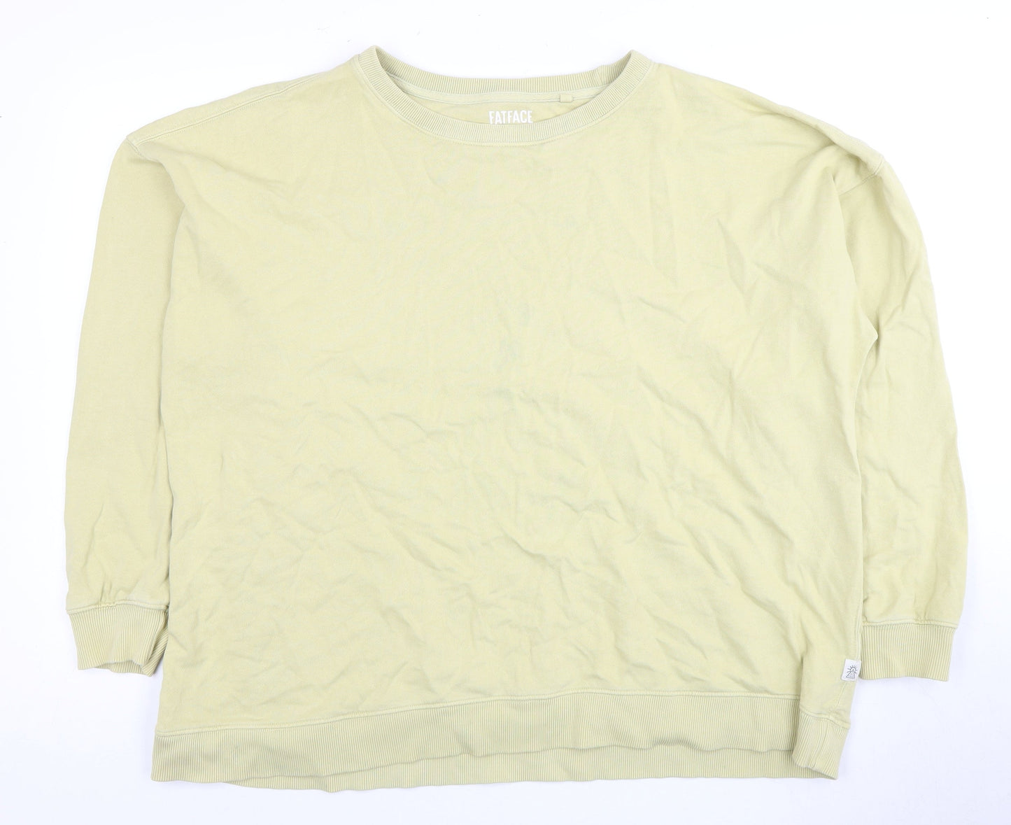 Unisex Adults UK Size UK 22 FatFace Ivory Pullover Sweatshirt