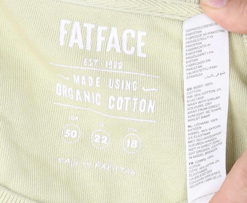 Unisex Adults UK Size UK 22 FatFace Ivory Pullover Sweatshirt
