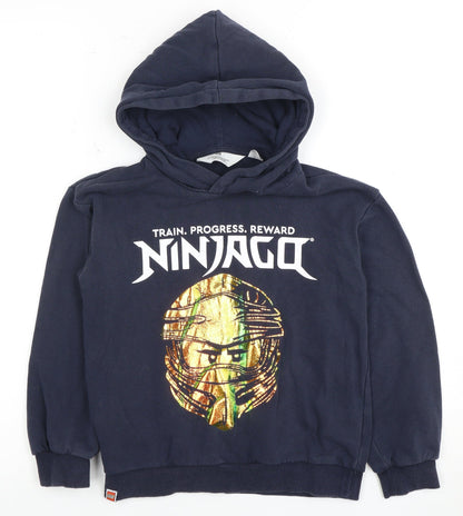 H&M Boys Blue Ninjago Hoodie 6-7 Years