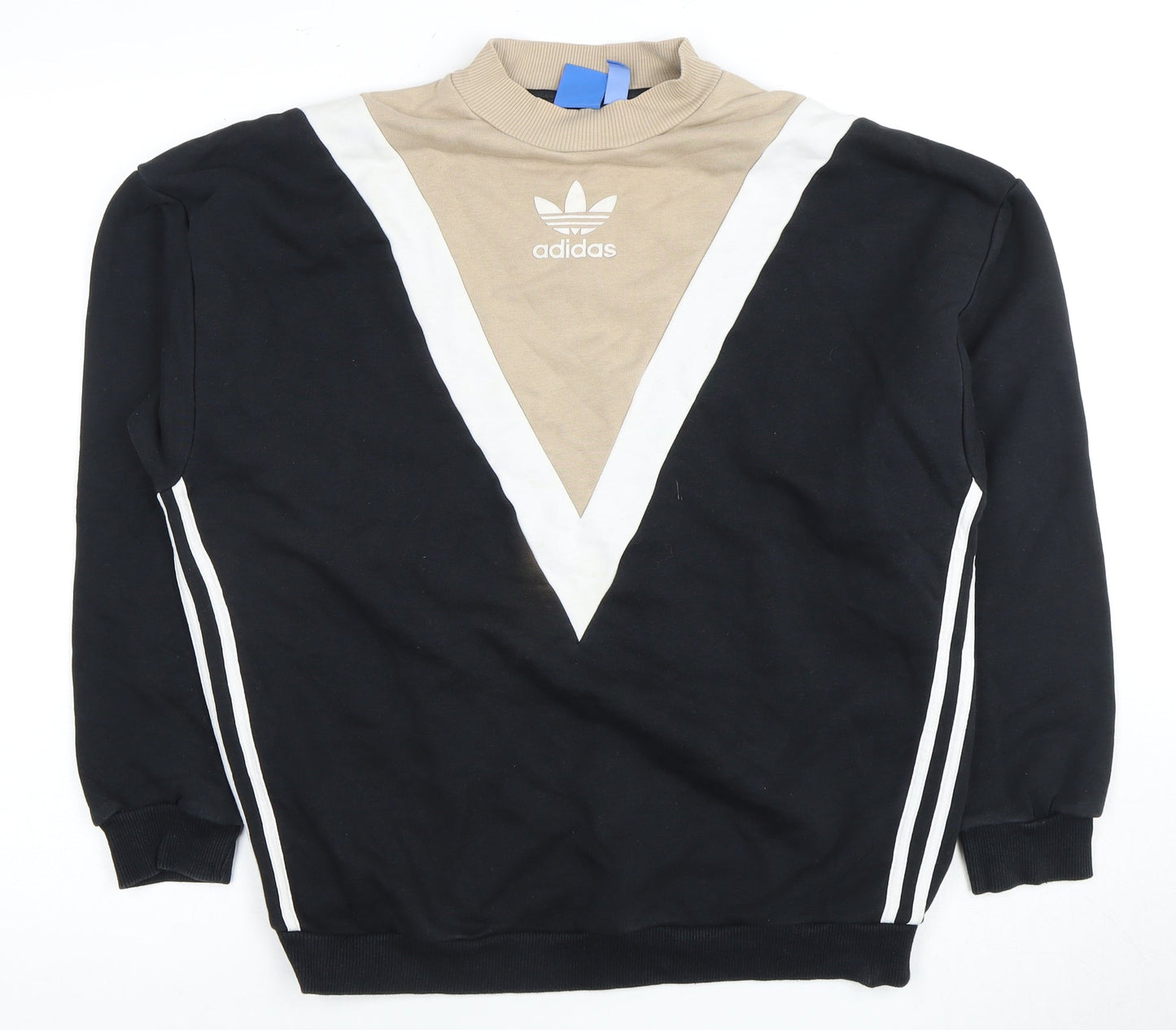 Adidas Women's Black Sweatshirt Size 16 Logo Colourblock