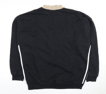 Adidas Women's Black Sweatshirt Size 16 Logo Colourblock