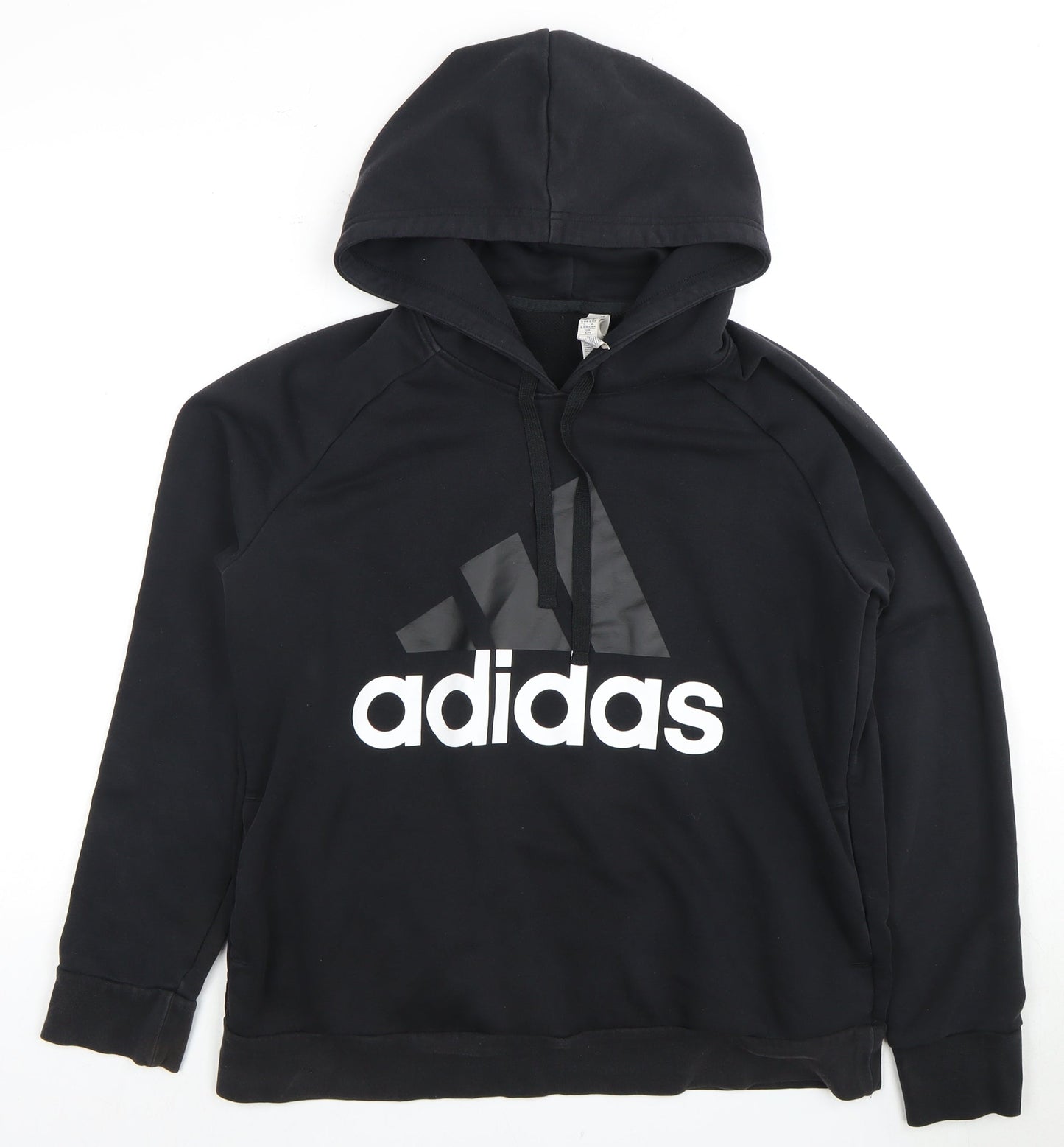 Adidas Unisex Black Logo Hoodie XL