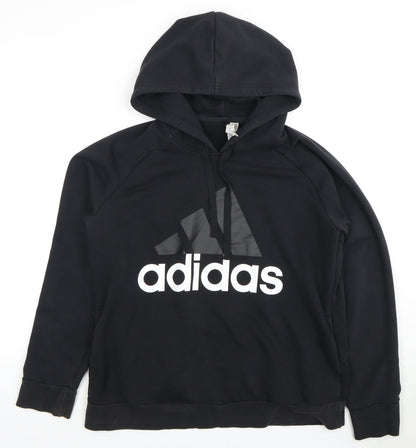Adidas Unisex Black Logo Hoodie XL