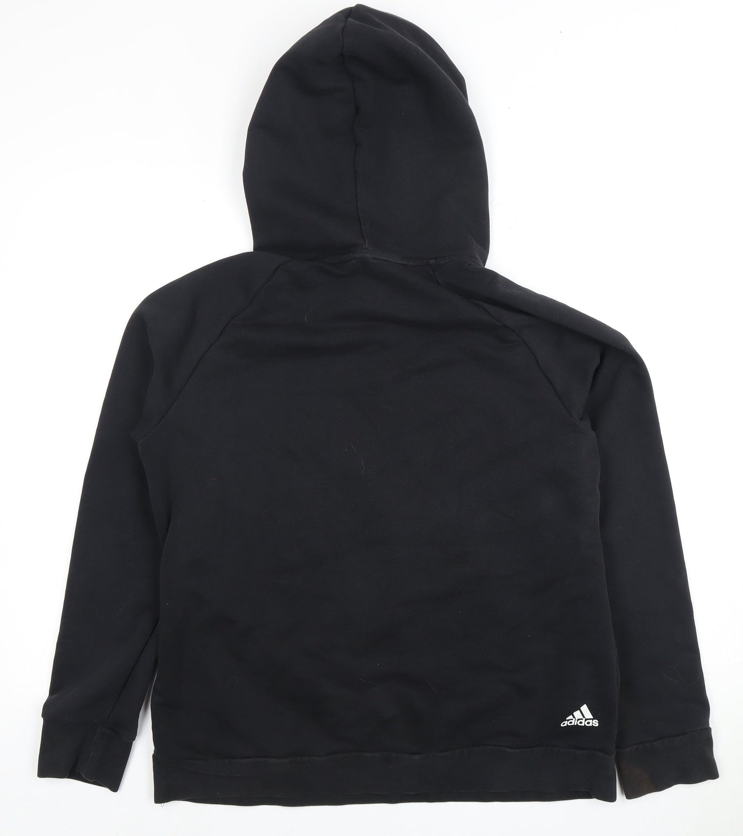 Adidas Unisex Black Logo Hoodie XL