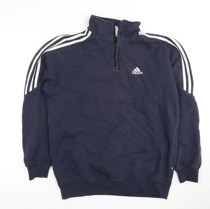 Adidas Unisex Blue Pullover Sweatshirt Size 12