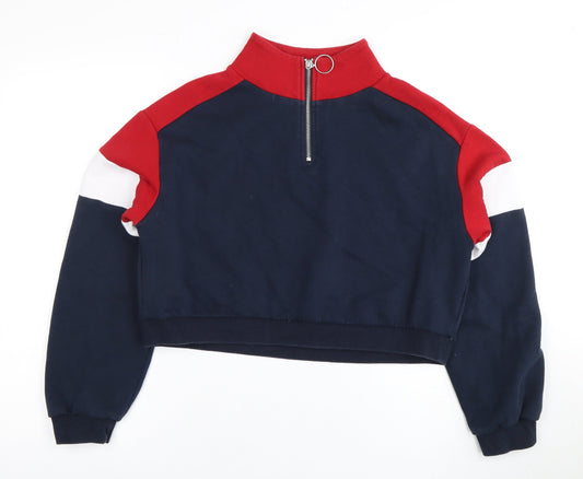 H&M Women's Multicoloured Pullover Sweatshirt, Size 8