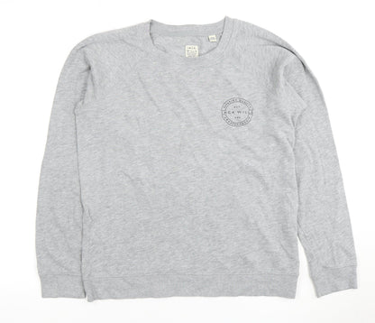 Unisex Adults UK Size 12 Jack Wills Grey Pullover Sweatshirt