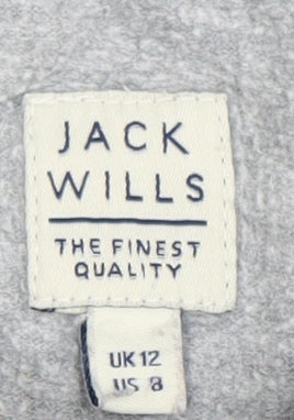 Unisex Adults UK Size 12 Jack Wills Grey Pullover Sweatshirt
