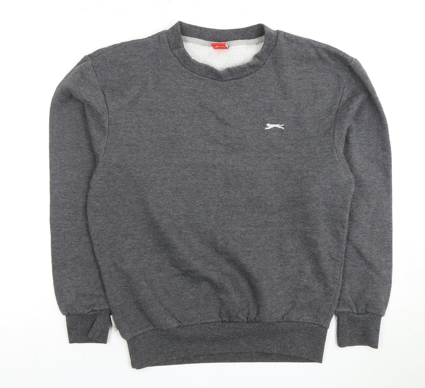 Slazenger Boys Grey Sweatshirt 11-12 Years Crew Neck