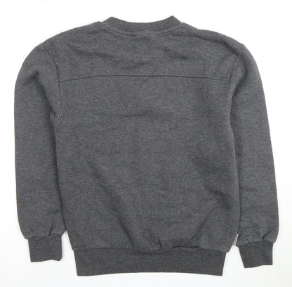 Slazenger Boys Grey Sweatshirt 11-12 Years Crew Neck