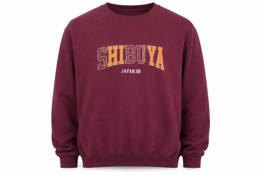 Mens UK Size L Topman Red Pullover Sweatshirt